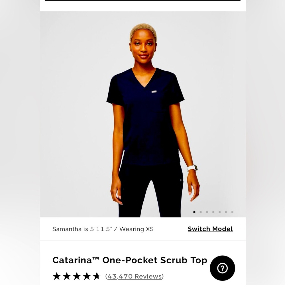 COPY - Figs scrub top